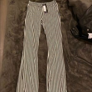 NastyGal Living On A Thin Line Flare Pants
